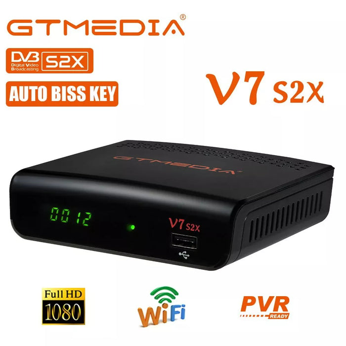 GTMEDIA V7 S2X Iptv receptor de TV por satélite