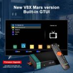 GTMEDIA V8X Mars Iptv Para Gtmedia V8x, DVB-S/S2/S2X, ACM/multi-stream Gtmedia Decodificador