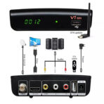 GTMEDIA V7 S2X Iptv receptor de TV por satélite