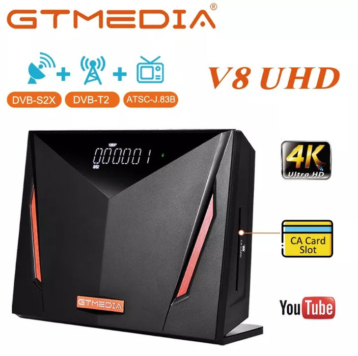 GTMEDIA V8 UHD 4K TV ricevitore satellitare