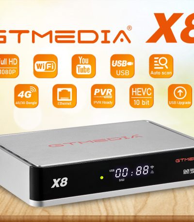 GTMEDIA X8 DVB-S/S2/S2X TV Set-top Box 1080P Ricevitore satellitare